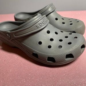 Grey CROCS